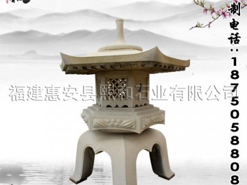 石雕仿古燈景觀燈柱 園林圓雕浮雕技術(shù)相結(jié)合