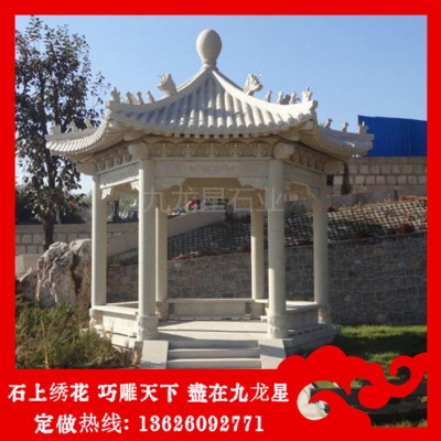 花崗巖石亭子 古建六角涼亭價格 石亭子生產(chǎn)廠家