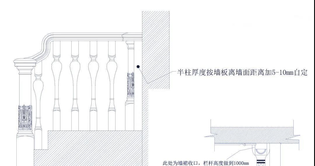 石材裝飾知識：大理石樓梯護墻板怎么設(shè)計？